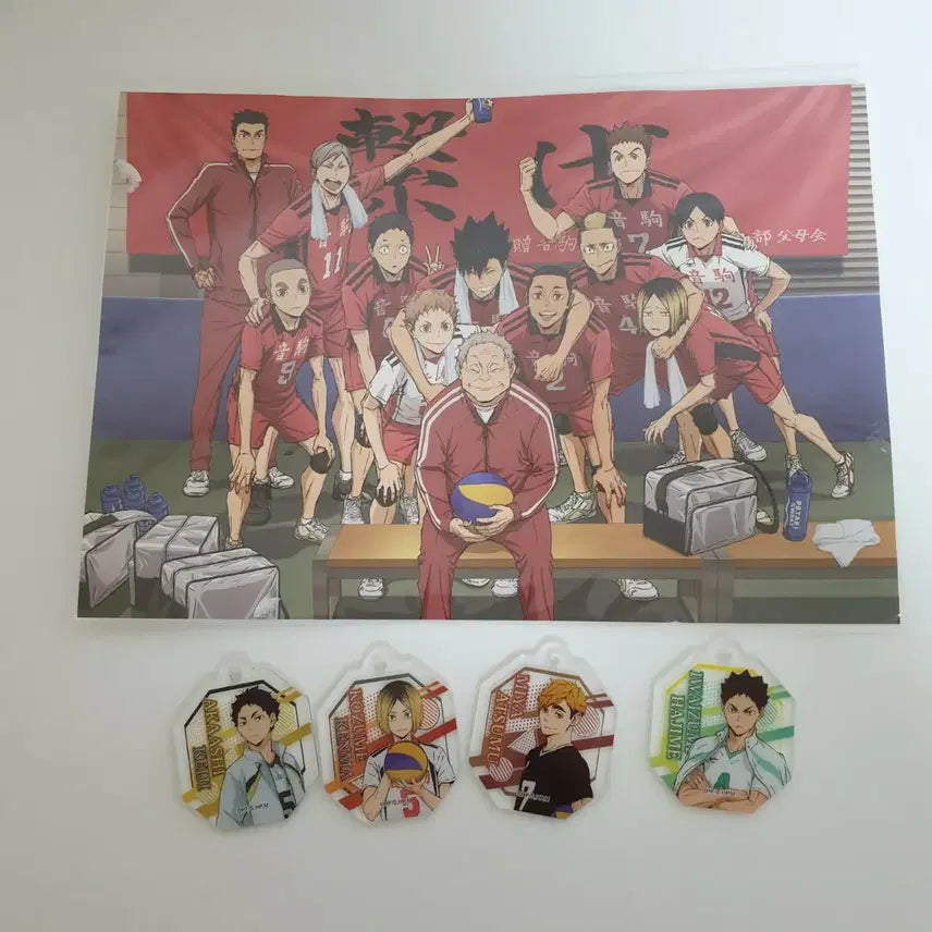 [BUNJANG] Haikyuu CGV The Battle of the Garbage Dump Nekoma Postcard / 하이큐 cgv 특전 쓰레기장의 결전 네코마 단체 엽서