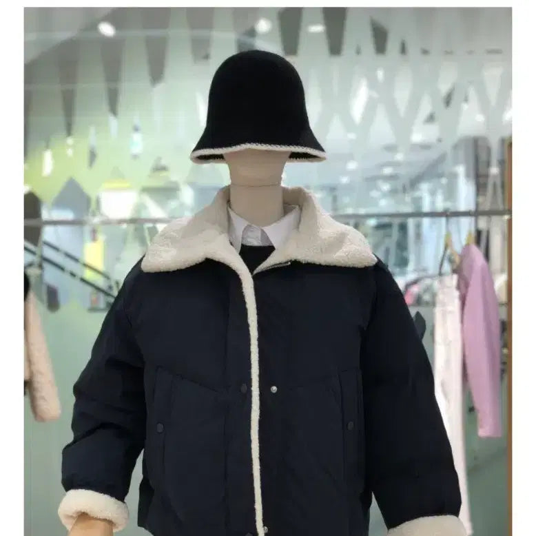 [BUNJANG] Plastic Island Short Padded Jacket / 플라스틱아일랜드 패딩