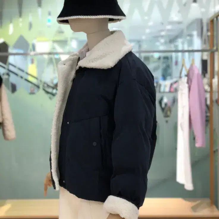 [BUNJANG] Plastic Island Short Padded Jacket / 플라스틱아일랜드 패딩