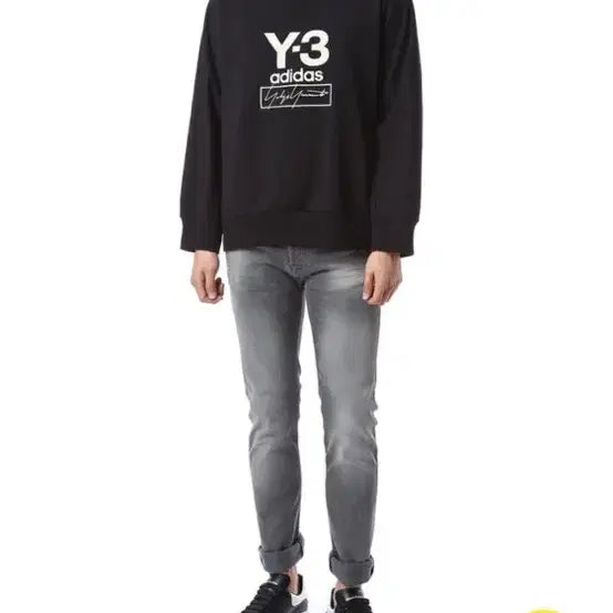 [BUNJANG] Y-3 Black Sweatshirt / Y-3 블랙 맨투맨