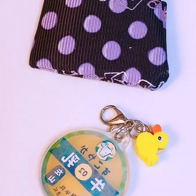 [BUNJANG] Retro Acrylic Milk Cap Charm Keyring / 일본 레트로 키링 참(우유 뚜껑)