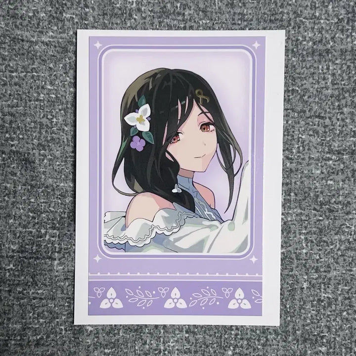 [BUNJANG] NIJISANJI Shirayuki Tomoe Terarium Cheki / 니지산지 테라리움 체키 시라유키 토모에