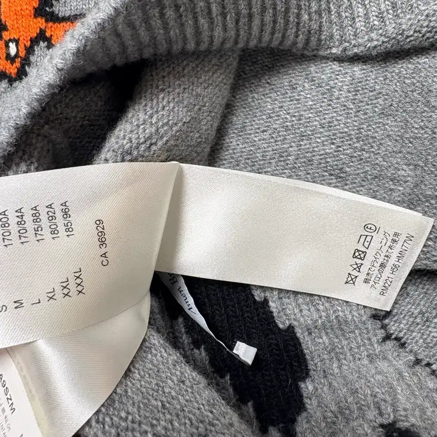 [BUNJANG] Louis Vuitton LV Tiger Knit Sweater / 루이비통 LV 타이거 니트 스웨터 그레이