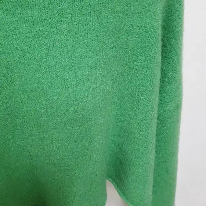 [BUNJANG] Green Crop Knit Sweater / 그린 크롭니트