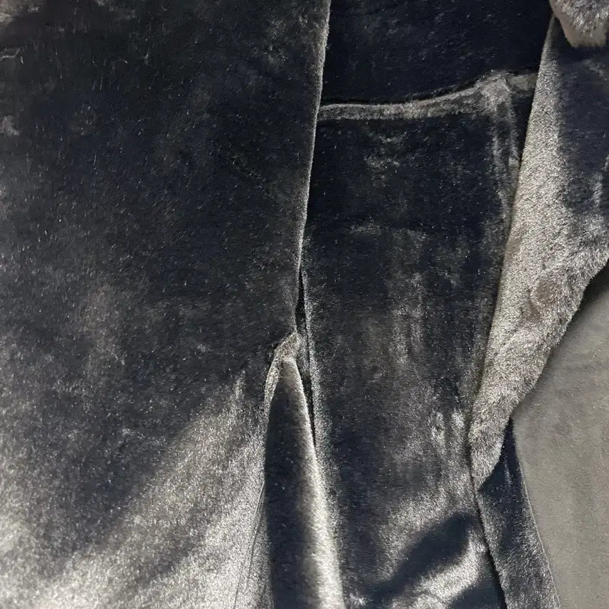 [BUNJANG] Twee Black Faux-Shearling Jacket / Twee 블랙 무스탕 자켓
