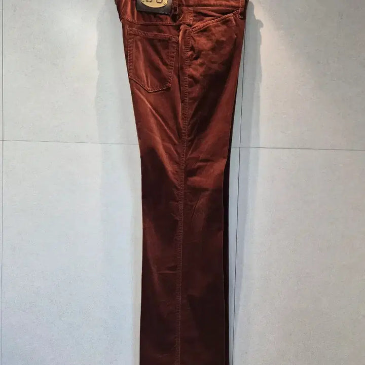 [BUNJANG] Dolce &amp; Gabbana Brown Velvet Bootcut Pants / DOLCE&amp;GABBANA 돌체앤가바나 정품 여성 브라운 벨벳 팬츠