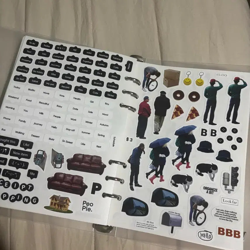 [BUNJANG] Toploader Sticker Set / 다꾸 스티커 (이형지북)