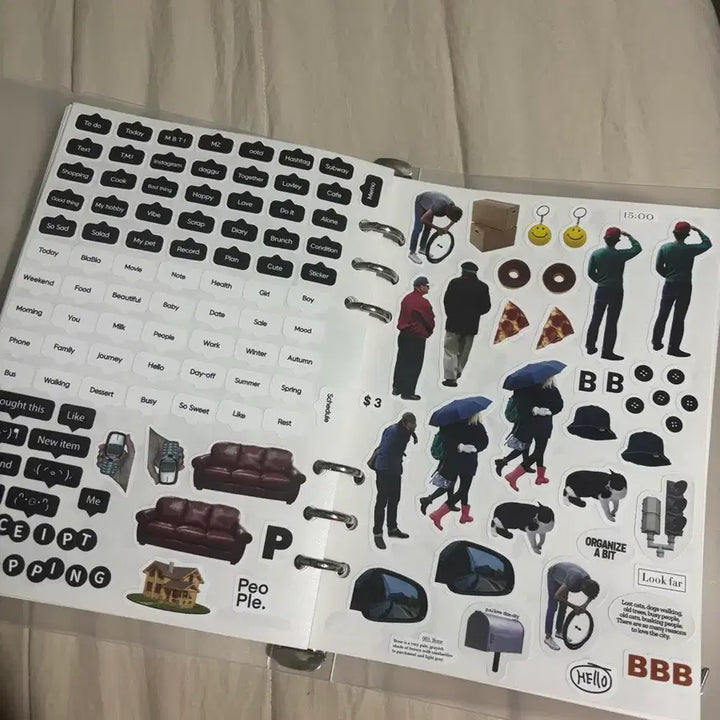 [BUNJANG] Toploader Sticker Set / 다꾸 스티커 (이형지북)