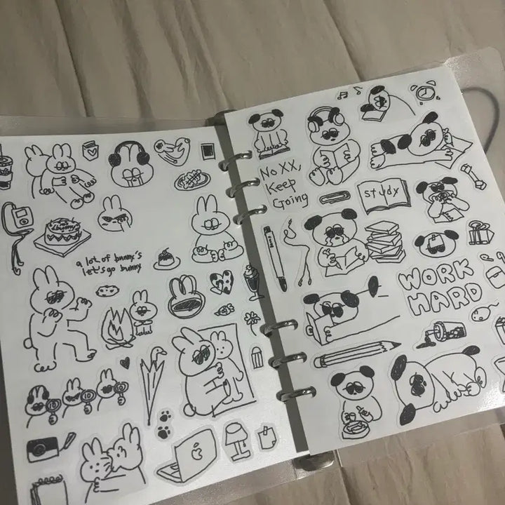 [BUNJANG] Toploader Sticker Set / 다꾸 스티커 (이형지북)