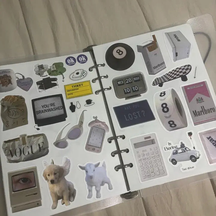 [BUNJANG] Toploader Sticker Set / 다꾸 스티커 (이형지북)