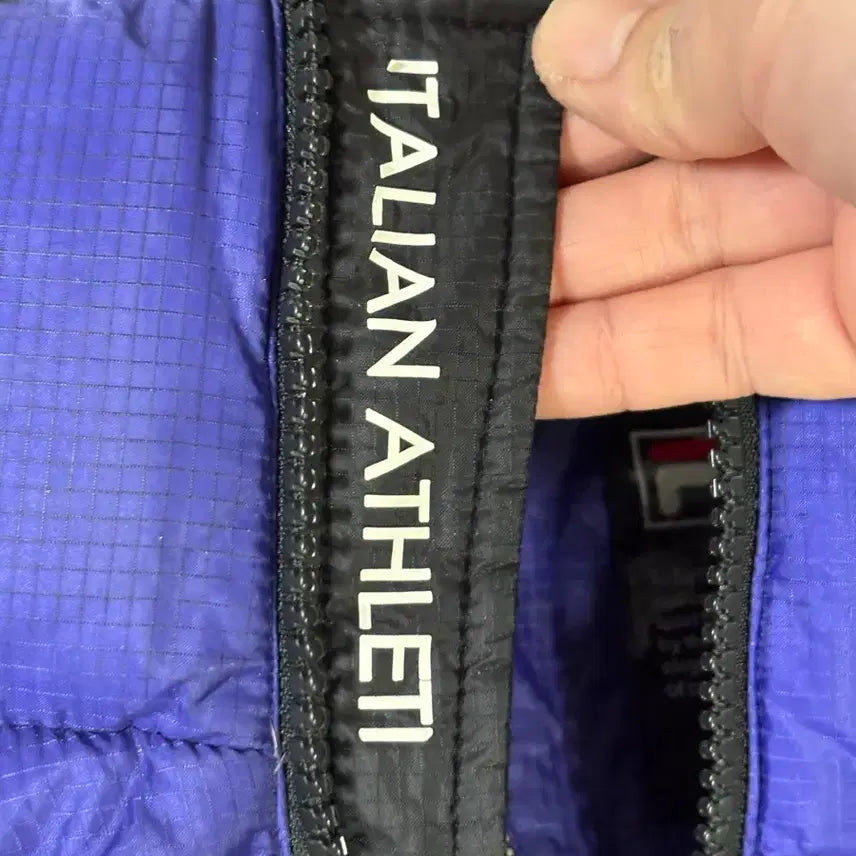 [BUNJANG] Fila Performance Blue Puffer Down Jacket / 휠라 퍼포먼스 블루 푸퍼 패딩 점퍼 95