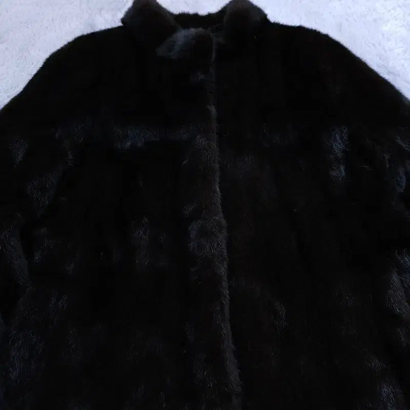 [BUNJANG] DAEDONG Black Napa Mink Coat / [91] DAEDONG 블랙 나파 밍크 코트