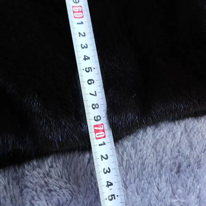 [BUNJANG] DAEDONG Black Napa Mink Coat / [91] DAEDONG 블랙 나파 밍크 코트
