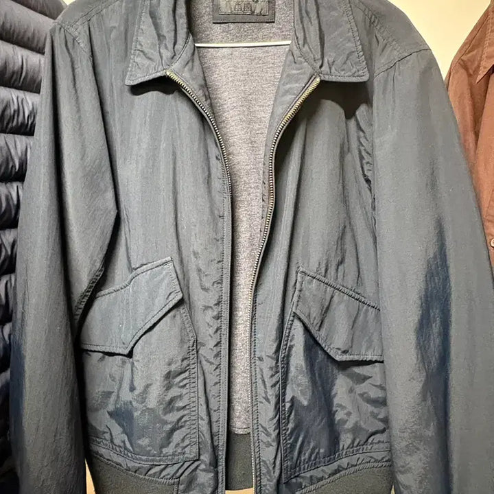 [BUNJANG] Uniqlo Navy Blue Blouson Jacket (Men's M) / 유니클로 블루종 자켓 네이비 남성 M