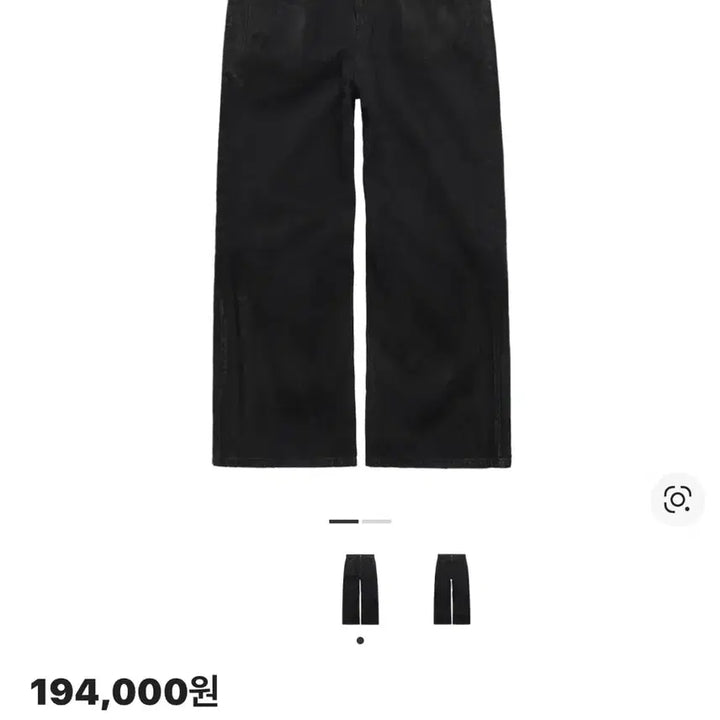 [BUNJANG] Pollytere Loose Coated Jeans Soft Coated Black / [구매][2] 폴리테루 루즈드 코티드 진 소프트 코티드 블랙