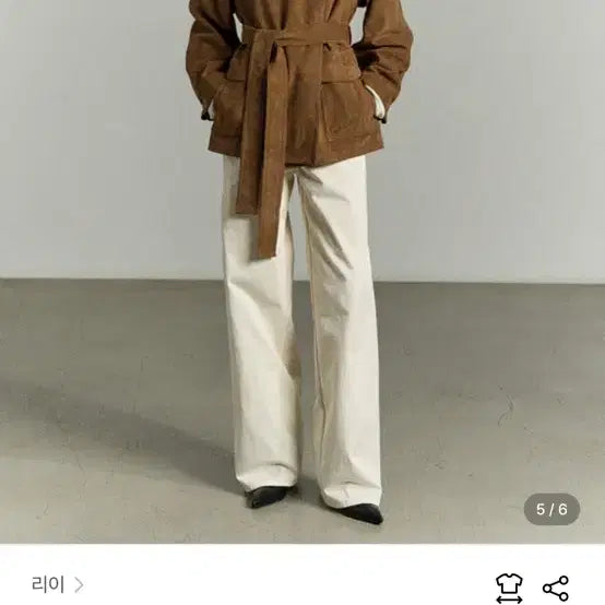 [BUNJANG] REISS Suede Funnel Neck Jacket / 리이 스웨이드 펀넬 넥 자켓