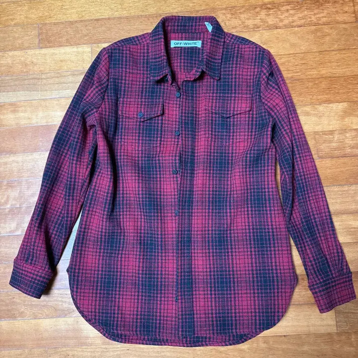 [BUNJANG] Off-White Arrow Flannel Shirt / 오프화이트 애로우 플란넬 셔츠