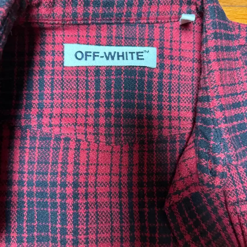 [BUNJANG] Off-White Arrow Flannel Shirt / 오프화이트 애로우 플란넬 셔츠