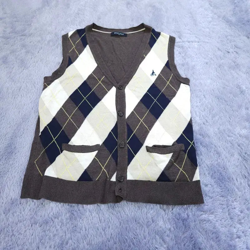 [BUNJANG] Beanpole Knit Vest (Size 95) / [95] 빈폴 니트 조끼