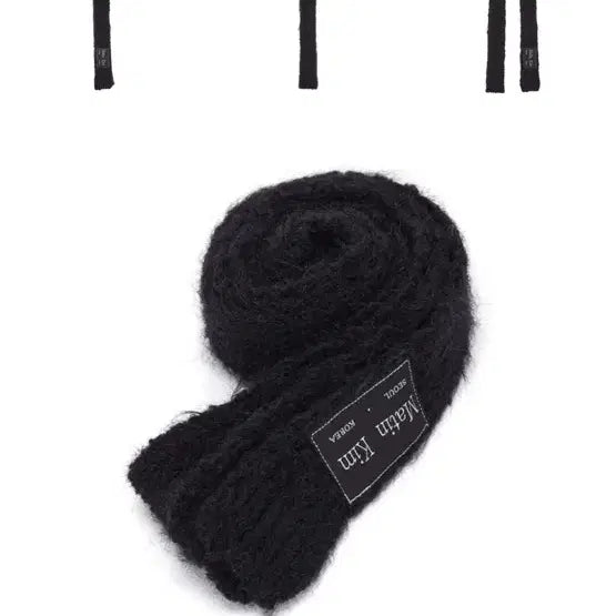 [BUNJANG] Matinkim Cozy Knit Muffler Black / [새상품]마뗑킴 코지 니트 머플러 블랙