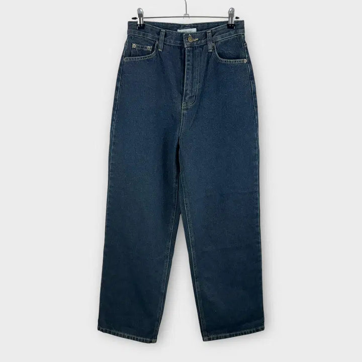 [BUNJANG] Linenne Dark Wash Semi-Wide Denim Pants (M) / (M 새상품) 리넨느 진청 세미와이드 데님 팬츠
