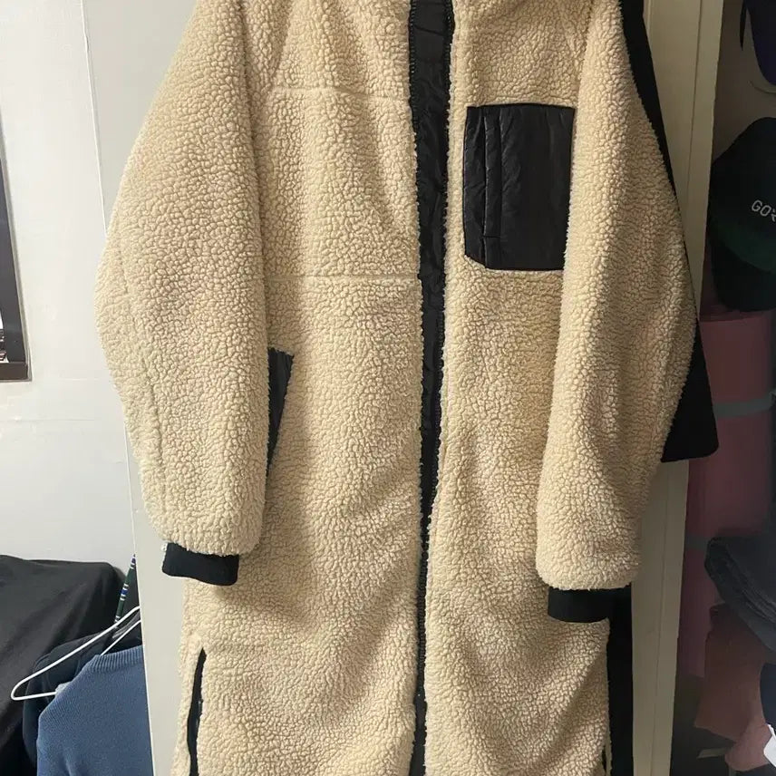 [SOLD OUT] 베이지 롱 후리스