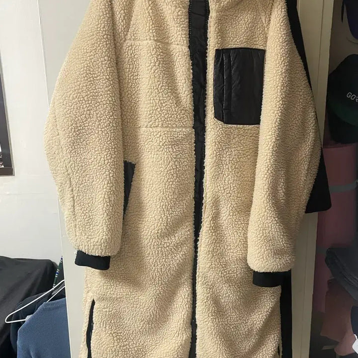 [SOLD OUT] 베이지 롱 후리스