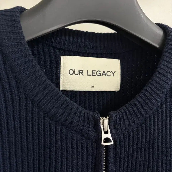 [BUNJANG] Our Legacy Virgin Wool Two-Way Cardigan Navy / [48] 아워레가시 버진울투웨이 가디건 네이비