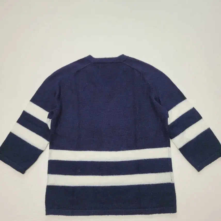 [BUNJANG] 8 Seconds V-Neck Knit Sweater Navy / 에잇세컨즈 8 seconds V넥 니트 오버핏 105 네이비
