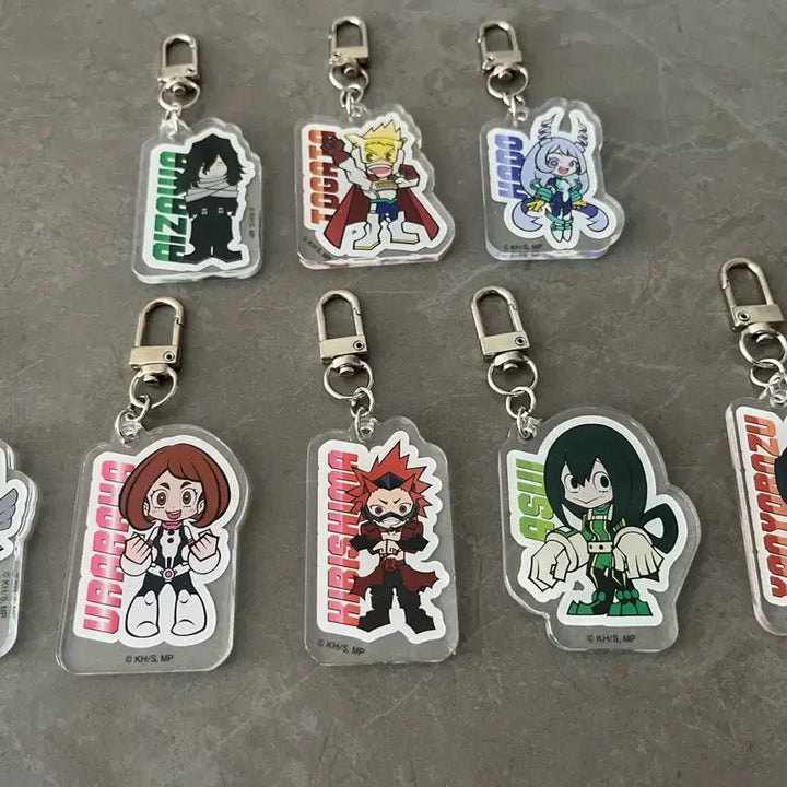 [BUNJANG] My Hero Academia Bundle Set Keyring / 나의 히어로 아카데미 키링 일괄