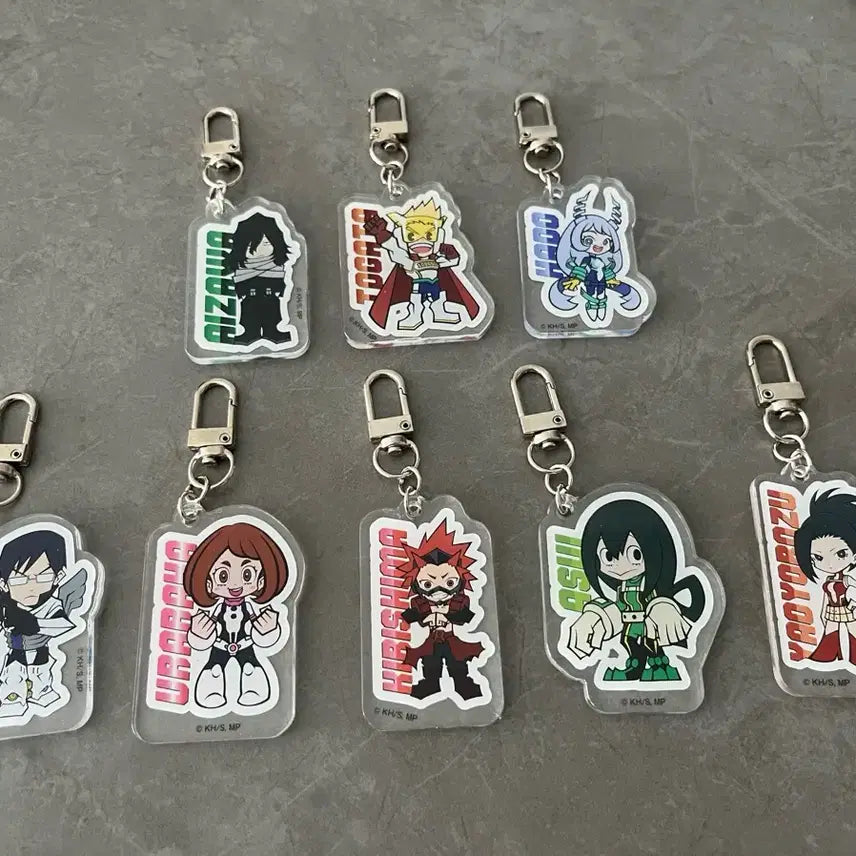 [BUNJANG] My Hero Academia Bundle Set Keyring / 나의 히어로 아카데미 키링 일괄