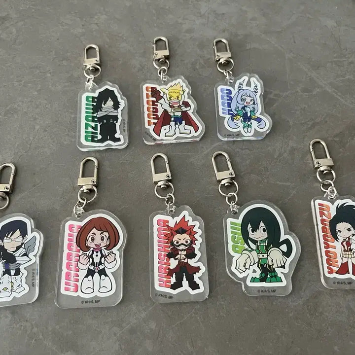 [BUNJANG] My Hero Academia Bundle Set Keyring / 나의 히어로 아카데미 키링 일괄