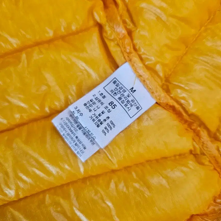 [BUNJANG] North Face 800 Fill Goose Down Lightweight Padded Jacket Yellow 85 / 노스페이스 800필 구스다운 경량패딩 옐로우 85