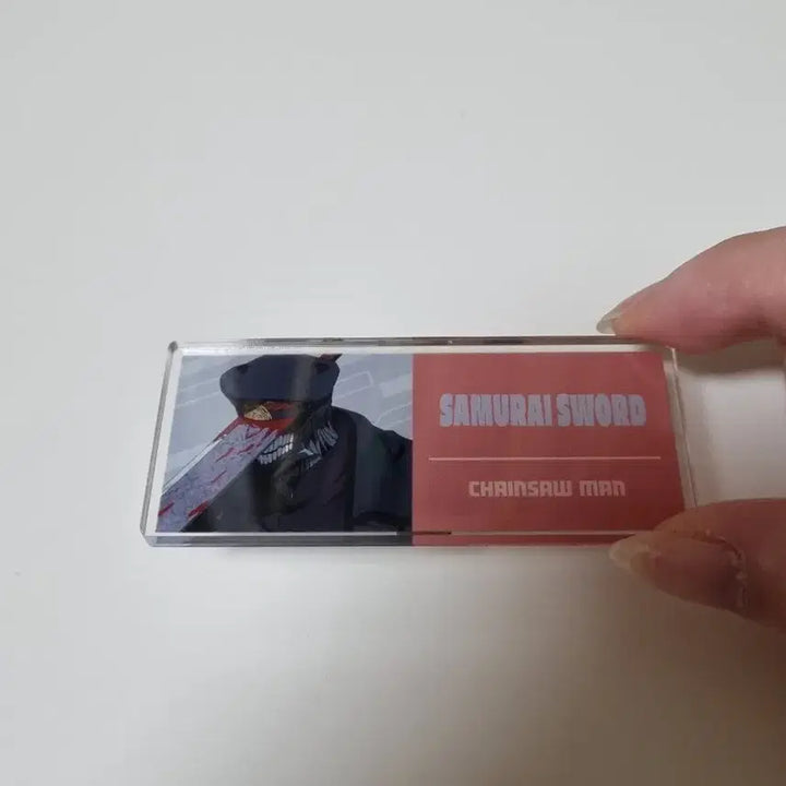 [BUNJANG] Chainsaw Man Name Plate Badge / 체인소맨 네임 플레이트 뱃지 나눔