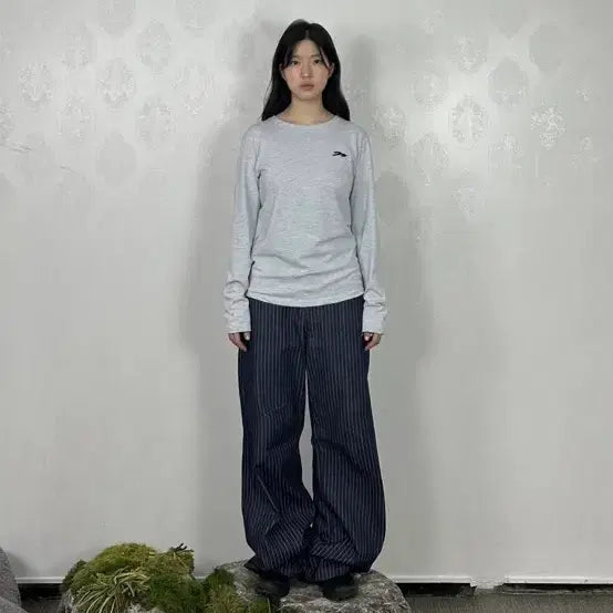 [BUNJANG] Unspecified Group Long Sleeve (Sky Blue) / 탄산마그네슘 롱슬리브 (스카이블루)