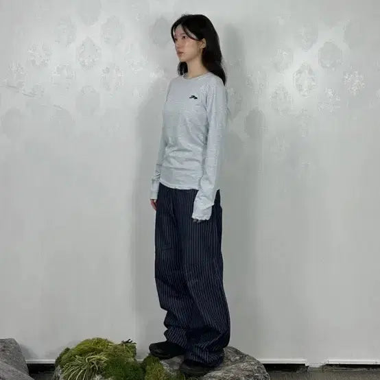 [BUNJANG] Unspecified Group Long Sleeve (Sky Blue) / 탄산마그네슘 롱슬리브 (스카이블루)