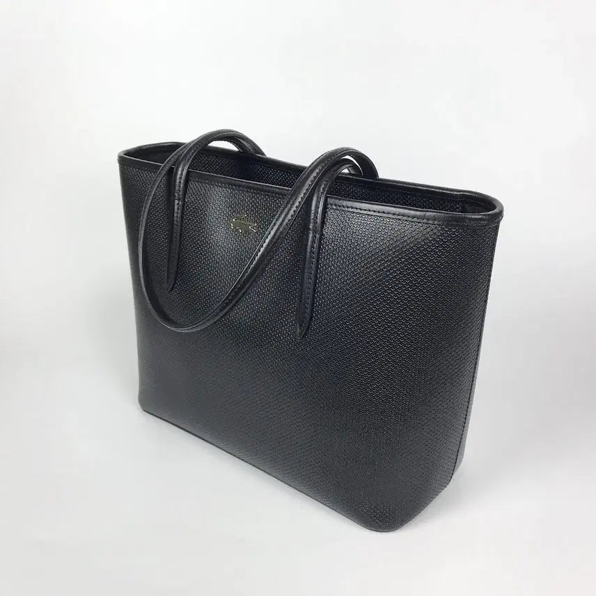 [BUNJANG] Lacoste Shopper Shoulder Bag Black / 라코스테 쇼퍼백 숄더백 여성 가방
