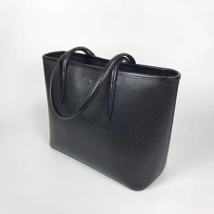 [BUNJANG] Lacoste Shopper Shoulder Bag Black / 라코스테 쇼퍼백 숄더백 여성 가방