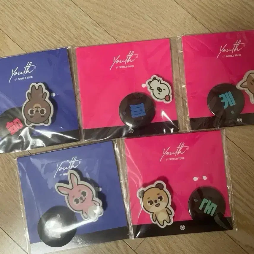 [BUNJANG] Day6 Youth Concert Badge Set / 데이식스 유스콘서트 뱃지 세트