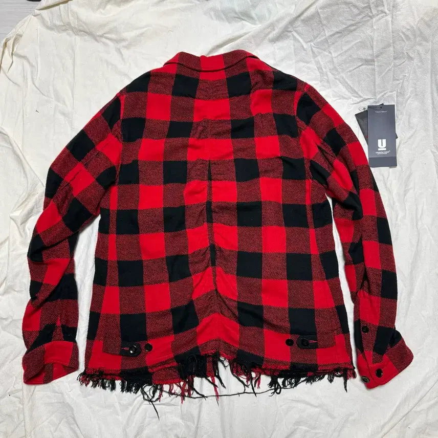 [BUNJANG] Undercover Check Shirt Jacket [5] / 언더커버 축융 울 체크 셔츠 자켓 [5]