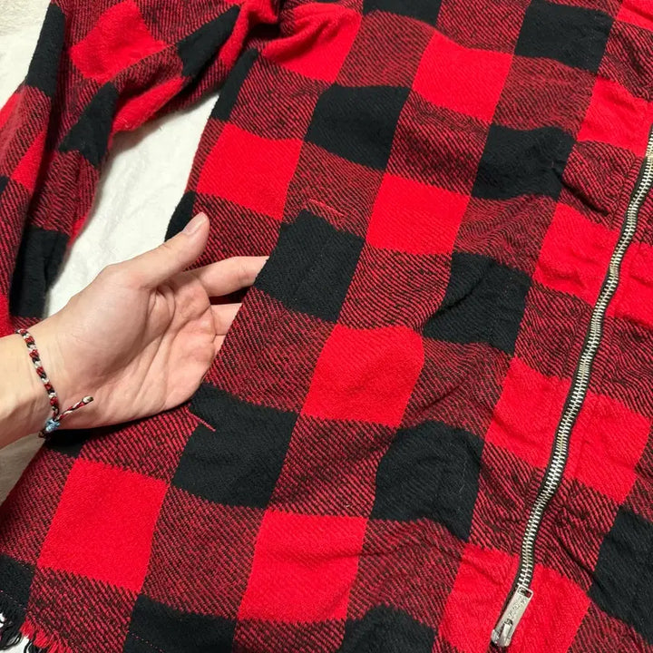 [BUNJANG] Undercover Check Shirt Jacket [5] / 언더커버 축융 울 체크 셔츠 자켓 [5]