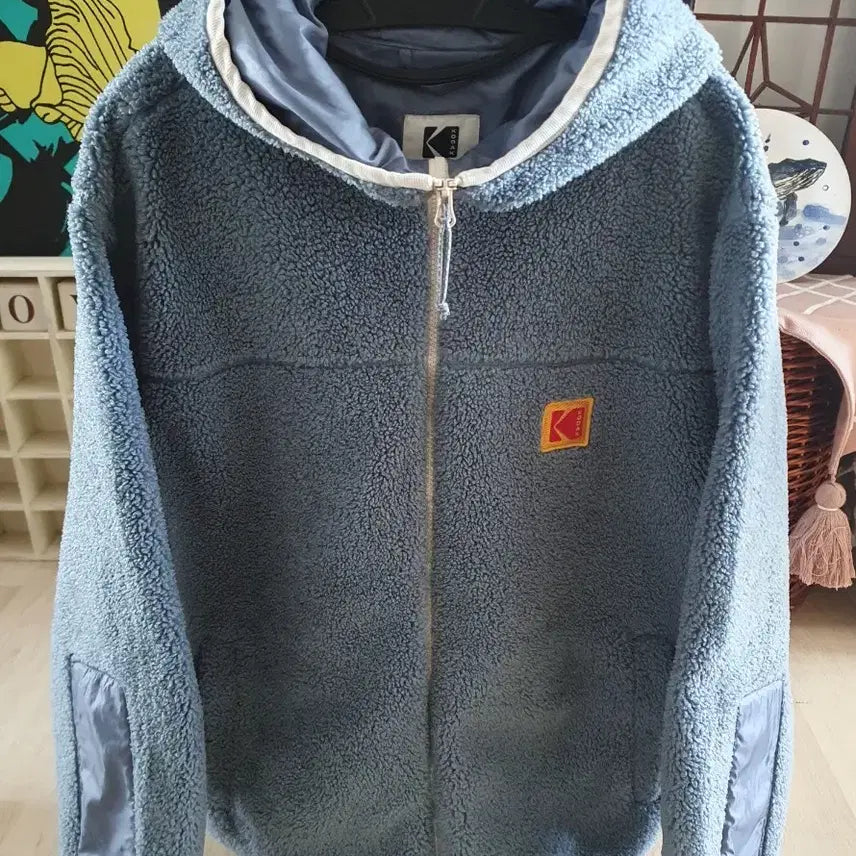 [BUNJANG] Kodak Fleece Jacket (M) / 코닥 뽀글이 점퍼 M싸이즈 입니다.