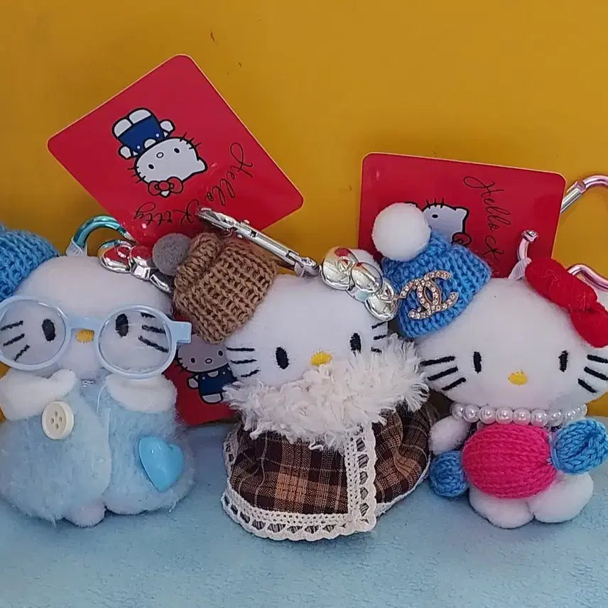 [BUNJANG] Hello Kitty Keyring Set / 헬로키티 키티키링 3종