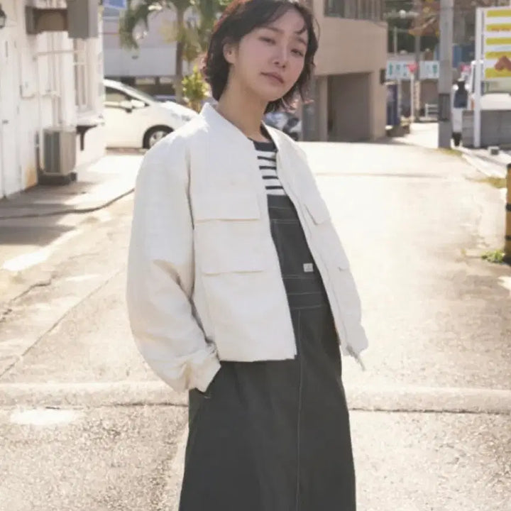 [BUNJANG] Snow Peak Campfle Women's Bomber Jacket / 스노우피크 캠플 여성 봄버자켓