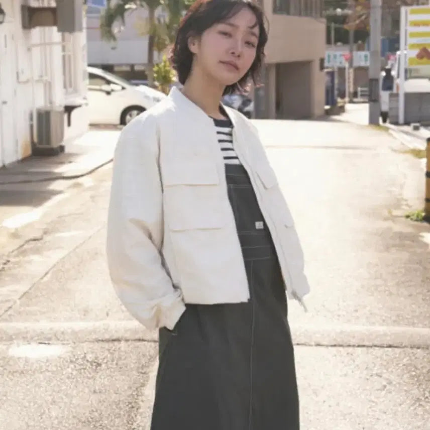 [BUNJANG] Snow Peak Campfle Women's Bomber Jacket / 스노우피크 캠플 여성 봄버자켓