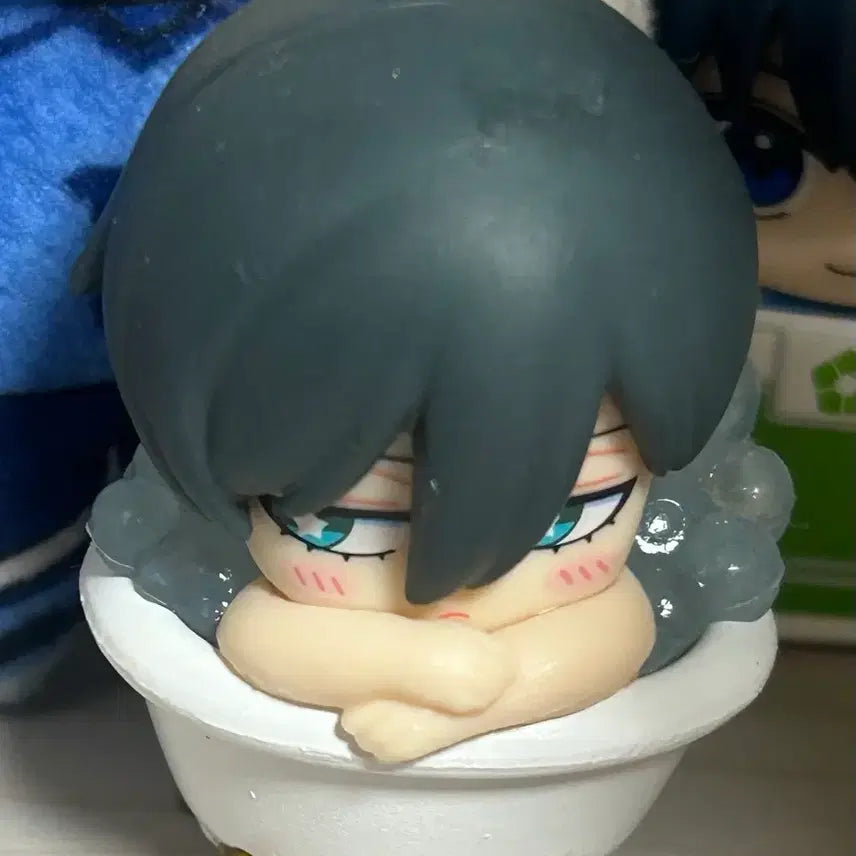[BUNJANG] Blue Lock Rin Itoshi Bath Bubble Gacha Figure / 블루록 이토시 린 버블탄 욕조 가챠 피규어