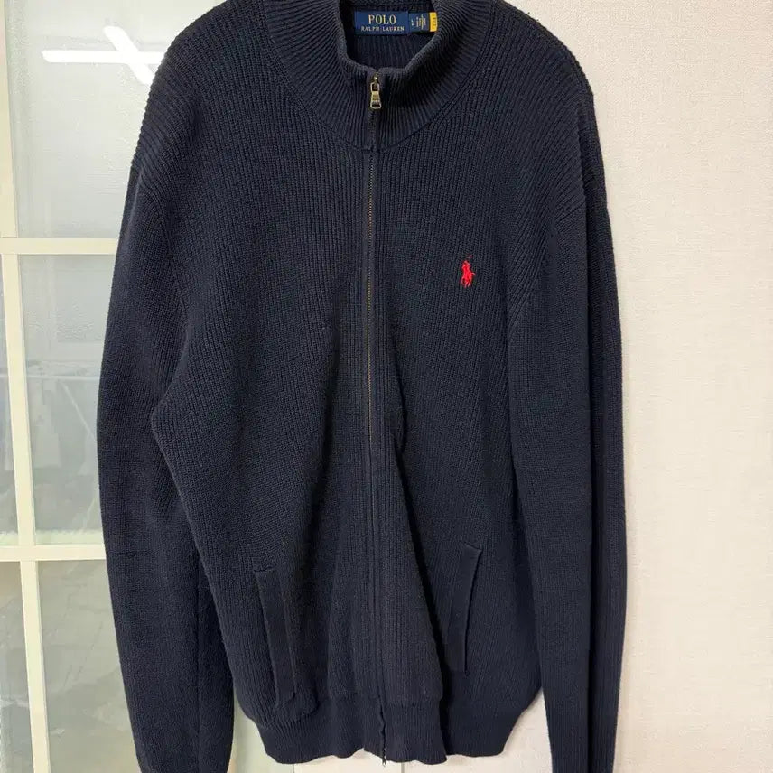 [BUNJANG] Polo Knit Zip-up / 폴로 니트집업