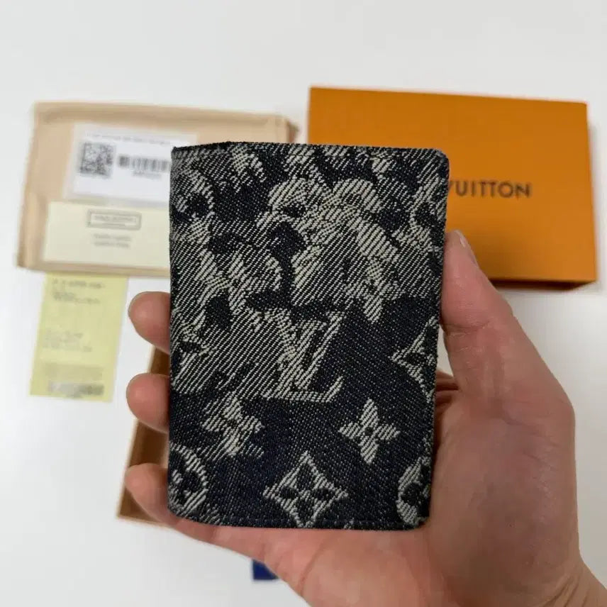 [BUNJANG] Louis Vuitton Tapestry Card Wallet / 루이비통 태피스트리 오거나이저 카드지갑