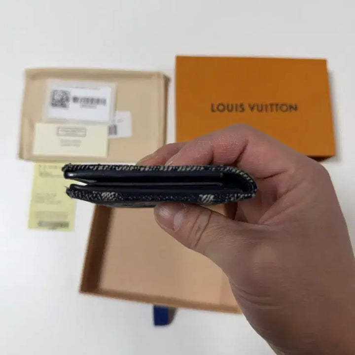 [BUNJANG] Louis Vuitton Tapestry Card Wallet / 루이비통 태피스트리 오거나이저 카드지갑