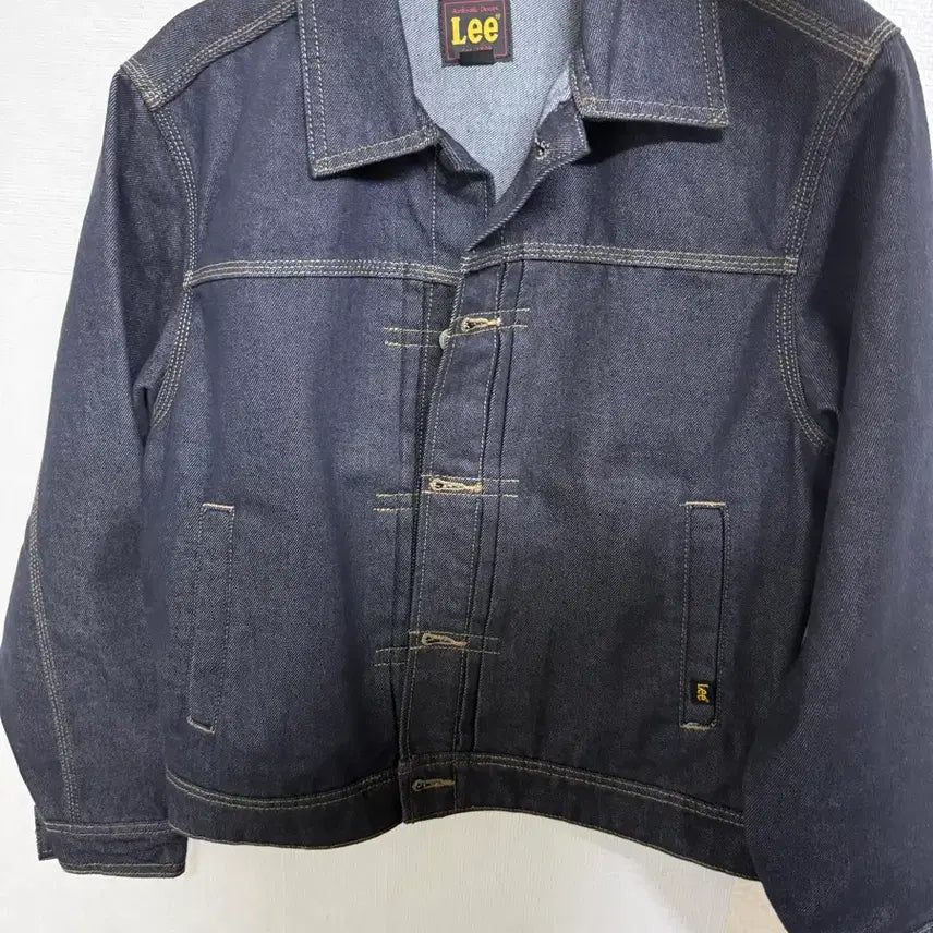 [BUNJANG] Ri Nonfade Cowboy Denim Jacket Indigo Low Set Up / 리 논페이드 카우보이 데님 자켓 인디고 로우 셋업